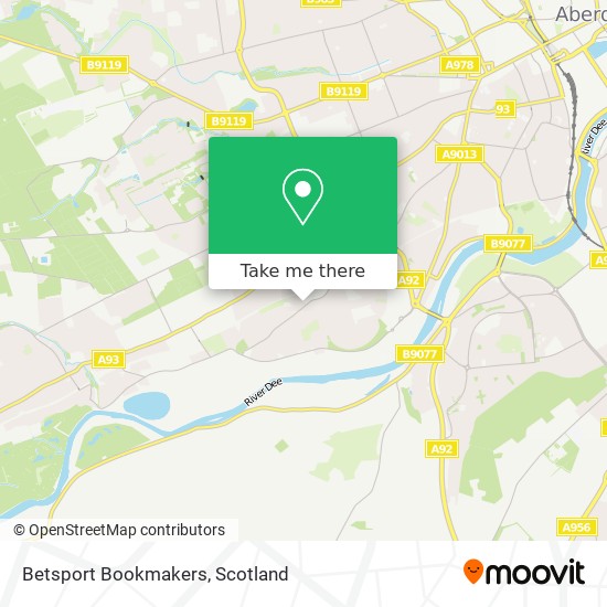 Betsport Bookmakers map