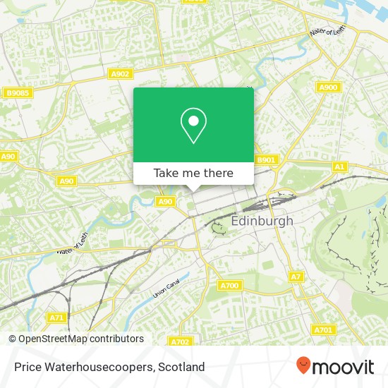 Price Waterhousecoopers map