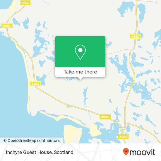 Inchyre Guest House map