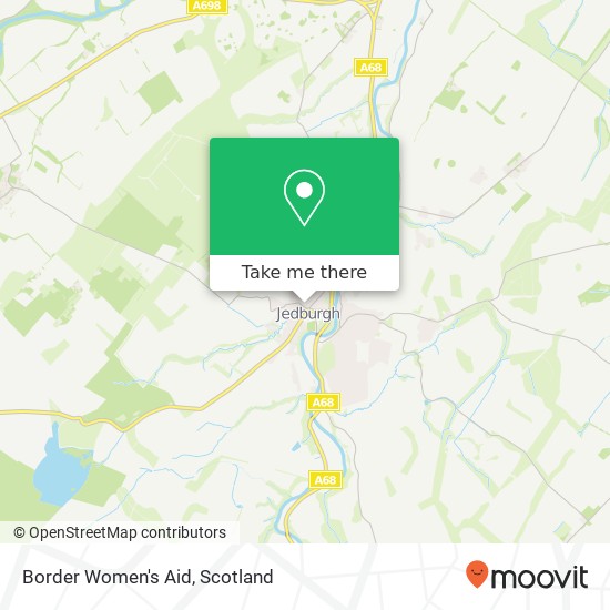 Border Women's Aid map