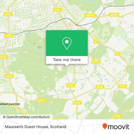 Maureen's Guest House map