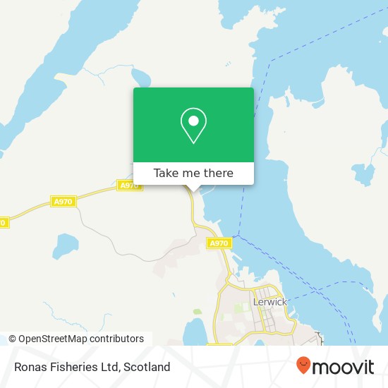 Ronas Fisheries Ltd map