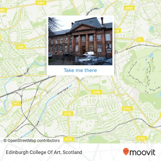 Edinburgh College Of Art map