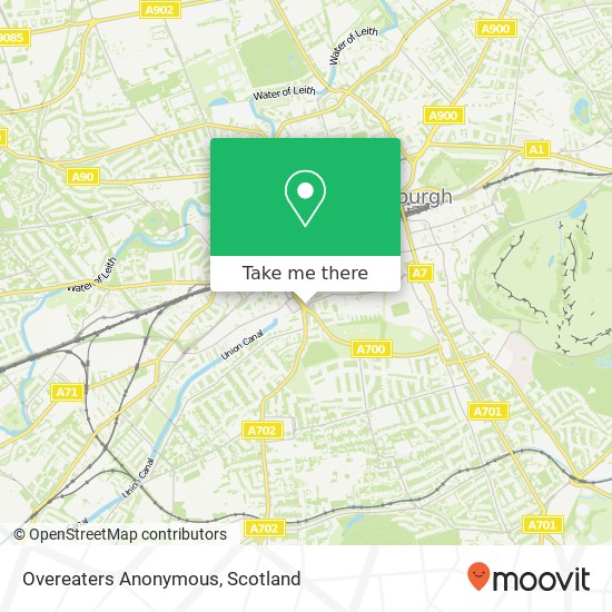 Overeaters Anonymous map