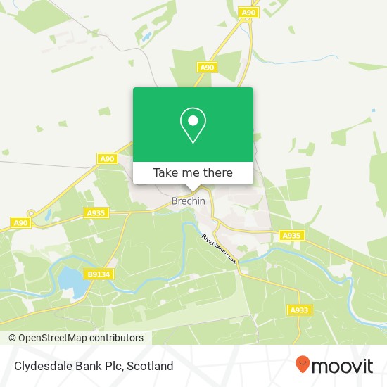 Clydesdale Bank Plc map