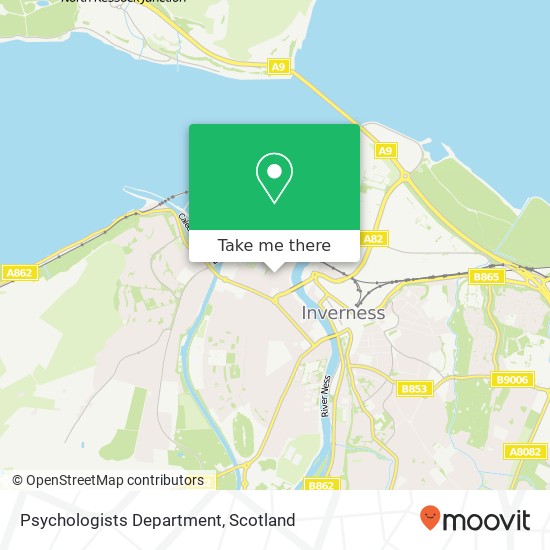 Psychologists Department map