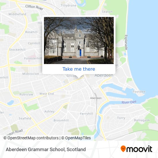 Aberdeen Grammar School map