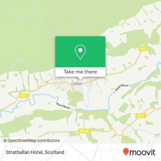 Strathallan Hotel map