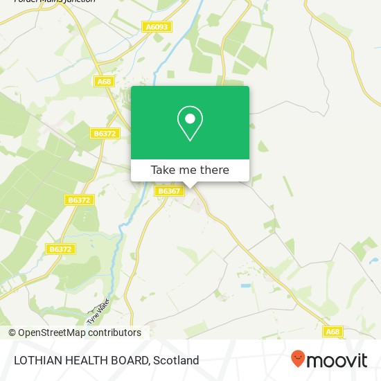 LOTHIAN HEALTH BOARD map
