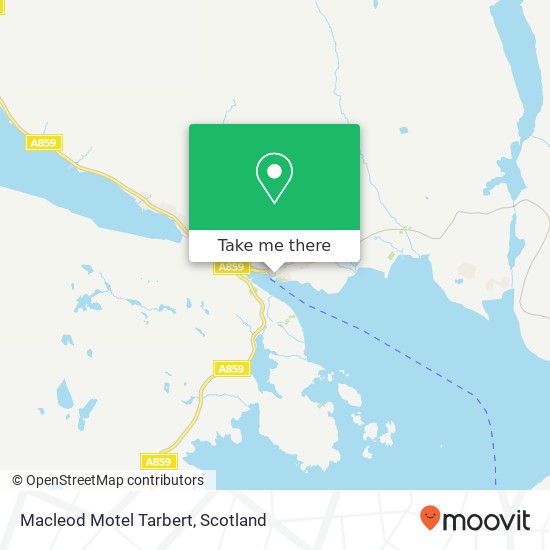 Macleod Motel Tarbert map