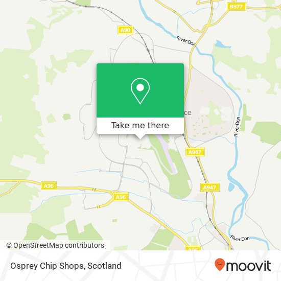 Osprey Chip Shops map