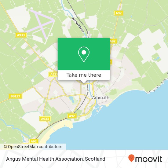 Angus Mental Health Association map