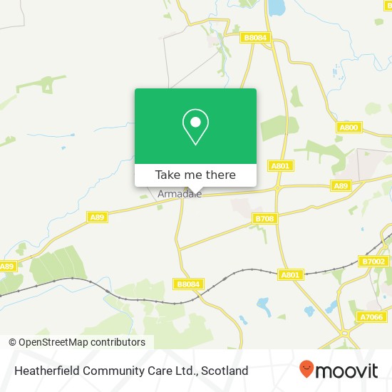 Heatherfield Community Care Ltd. map