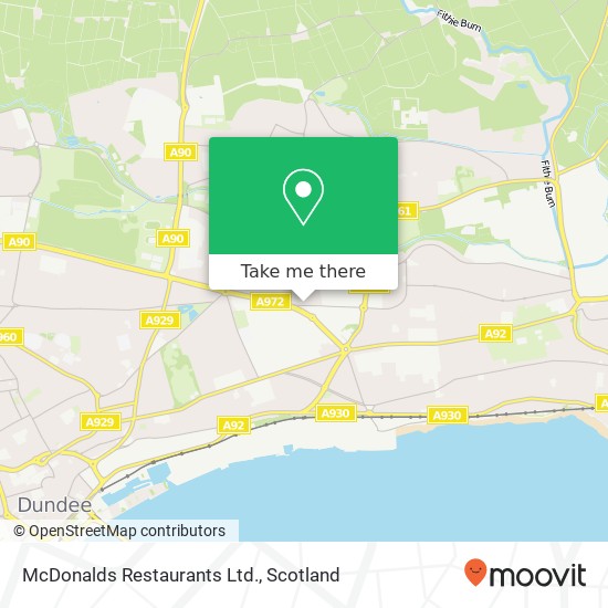 McDonalds Restaurants Ltd. map