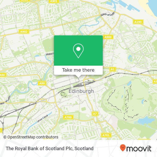 The Royal Bank of Scotland Plc map