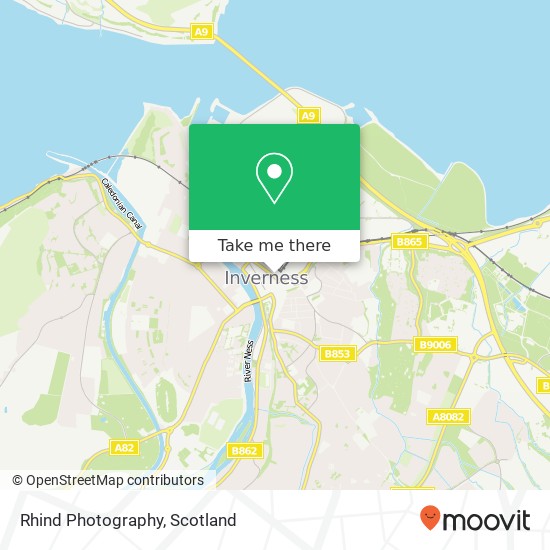 Rhind Photography map