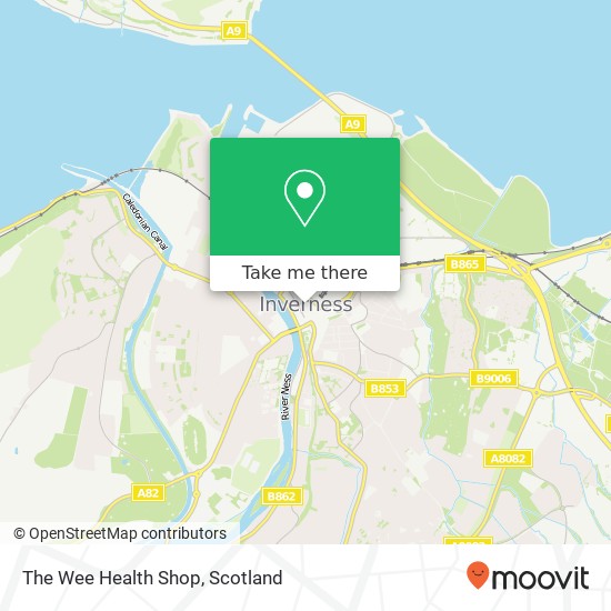 The Wee Health Shop map