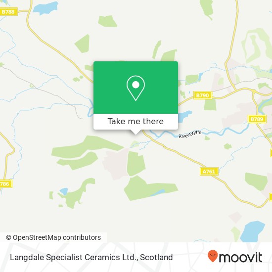 Langdale Specialist Ceramics Ltd. map