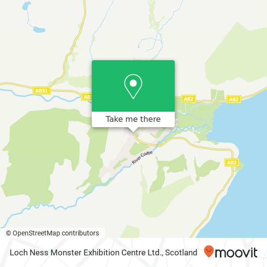 Loch Ness Monster Exhibition Centre Ltd. map