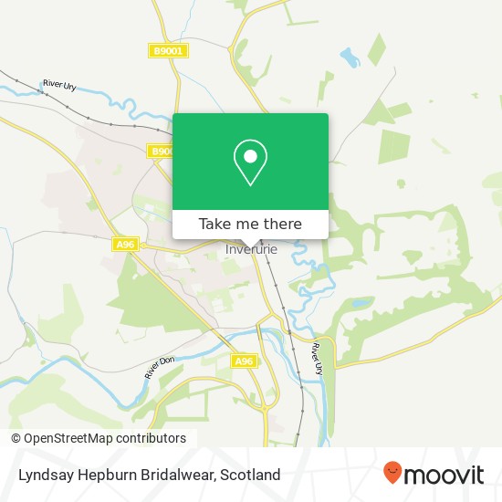 Lyndsay Hepburn Bridalwear map