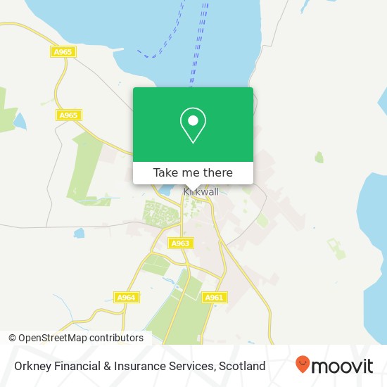 Orkney Financial & Insurance Services map