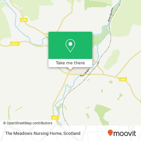 The Meadows Nursing Home map