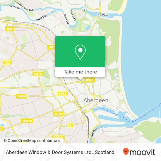 Aberdeen Window & Door Systems Ltd. map