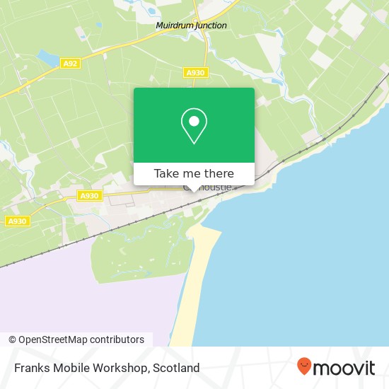 Franks Mobile Workshop map
