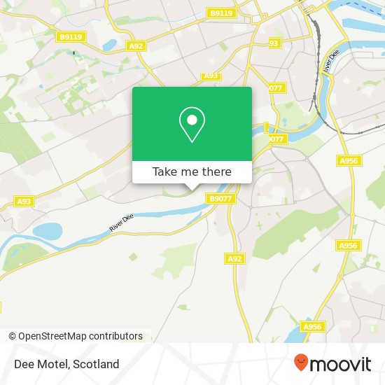 Dee Motel map