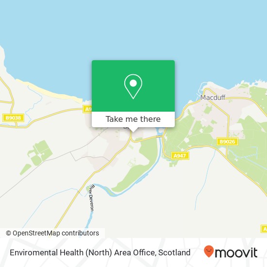 Enviromental Health (North) Area Office map