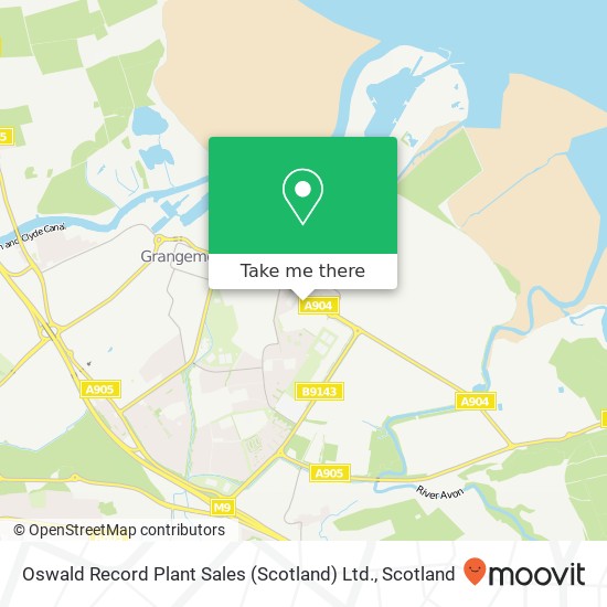 Oswald Record Plant Sales (Scotland) Ltd. map