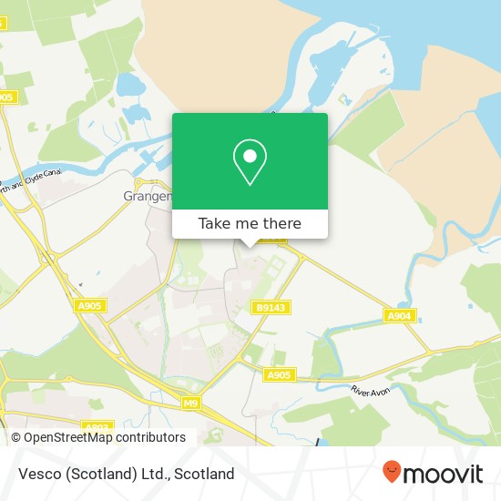Vesco (Scotland) Ltd. map