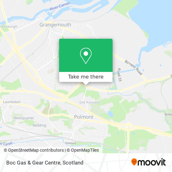 Boc Gas & Gear Centre map