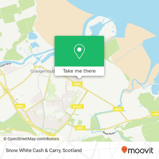 Snow White Cash & Carry map