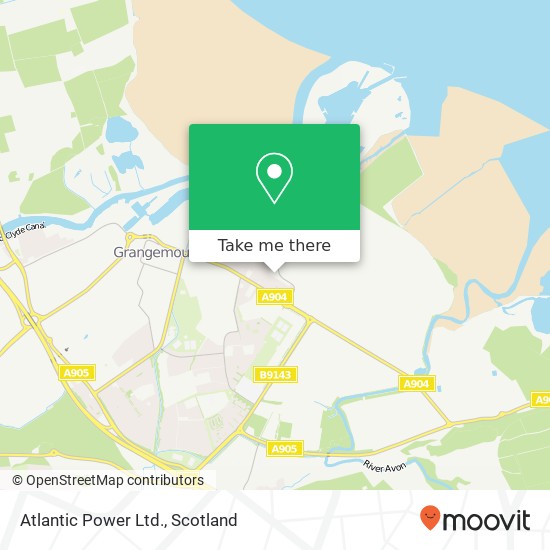 Atlantic Power Ltd. map