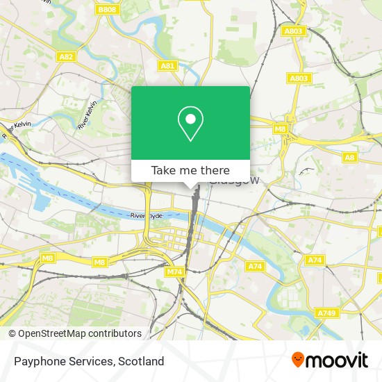 Payphone Services map