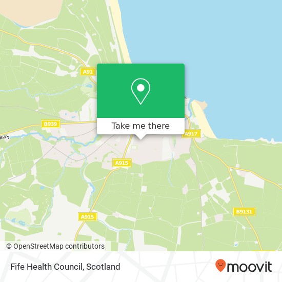 Fife Health Council map