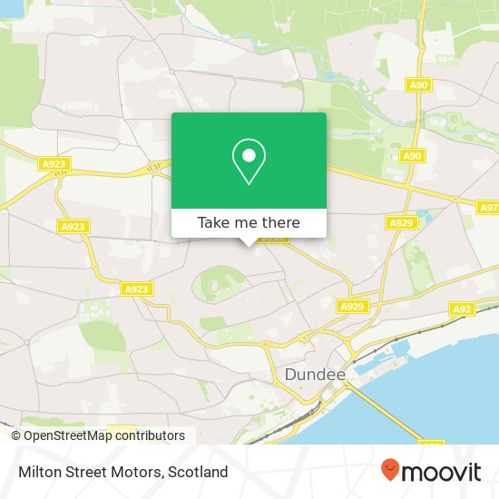 Milton Street Motors map