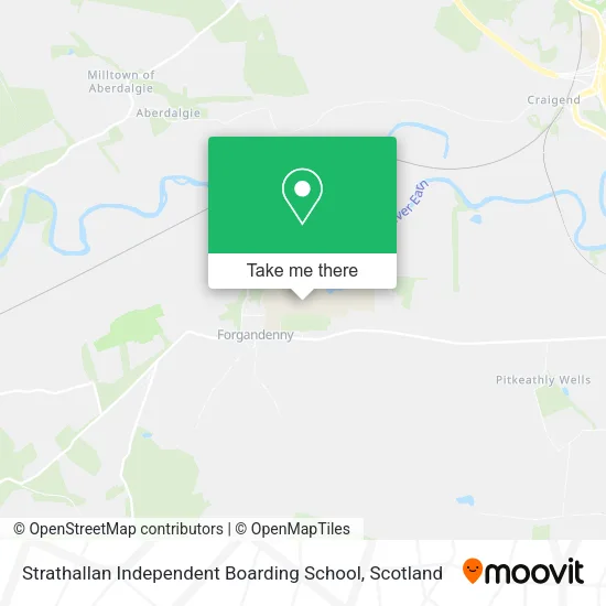 Strathallan Independent Boarding School map