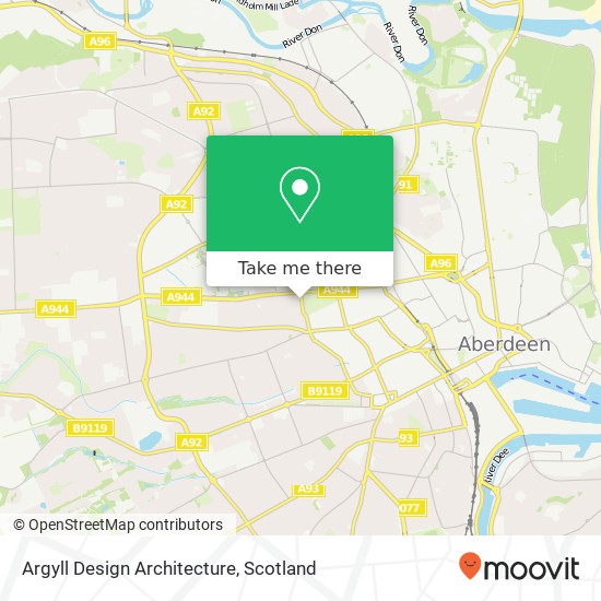 Argyll Design Architecture map