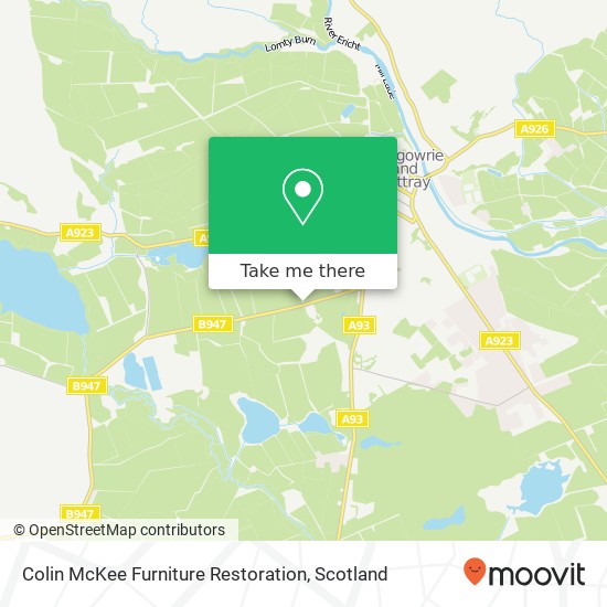 Colin McKee Furniture Restoration map