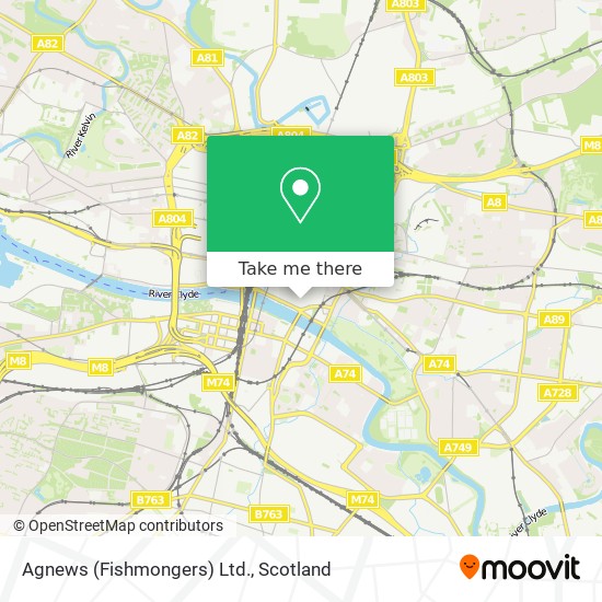 Agnews (Fishmongers) Ltd. map