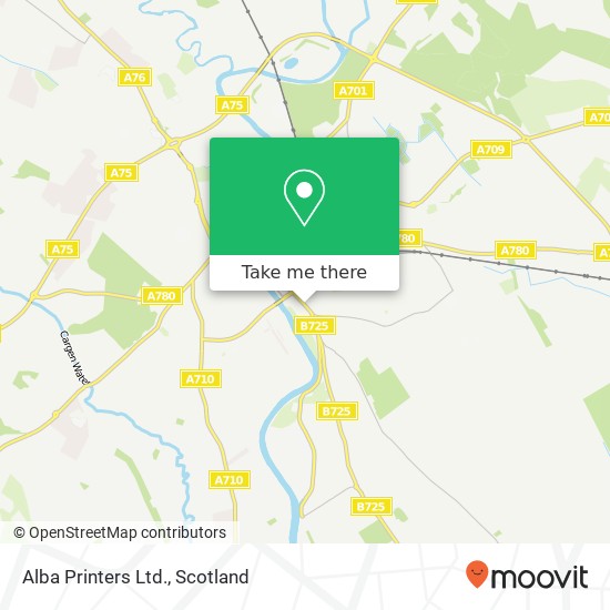 Alba Printers Ltd. map