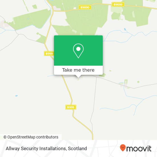 Allway Security Installations map