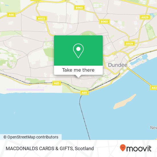 MACDONALDS CARDS & GIFTS map