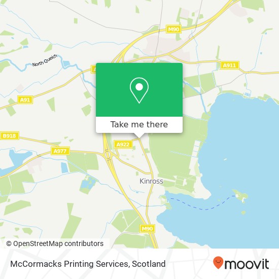 McCormacks Printing Services map