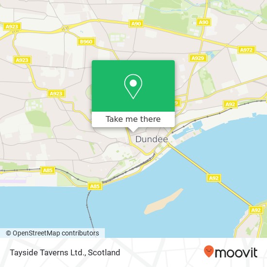 Tayside Taverns Ltd. map