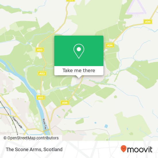 The Scone Arms map