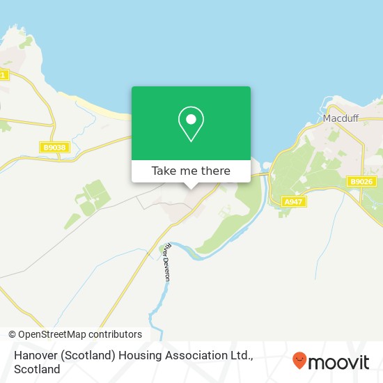 Hanover (Scotland) Housing Association Ltd. map