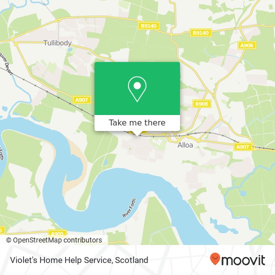 Violet's Home Help Service map